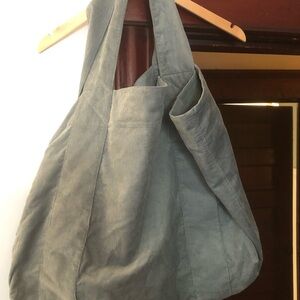 NWT Toast Everyday Oversized Corduroy Hobo Bag - Sage Green